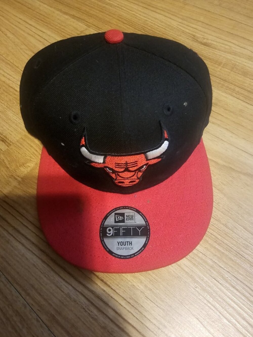 New Era 9Fifty Chicago Bulls Youth Basketball Hat Cap Snapback NBA Black